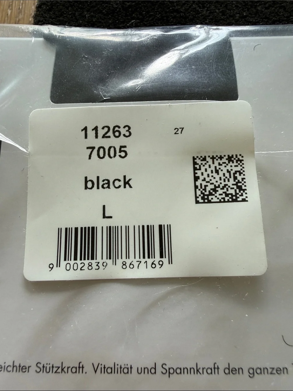 New! WOLFORD Black MISS W 40 LIGHT SUPPORT TIGHTS Size LARGE